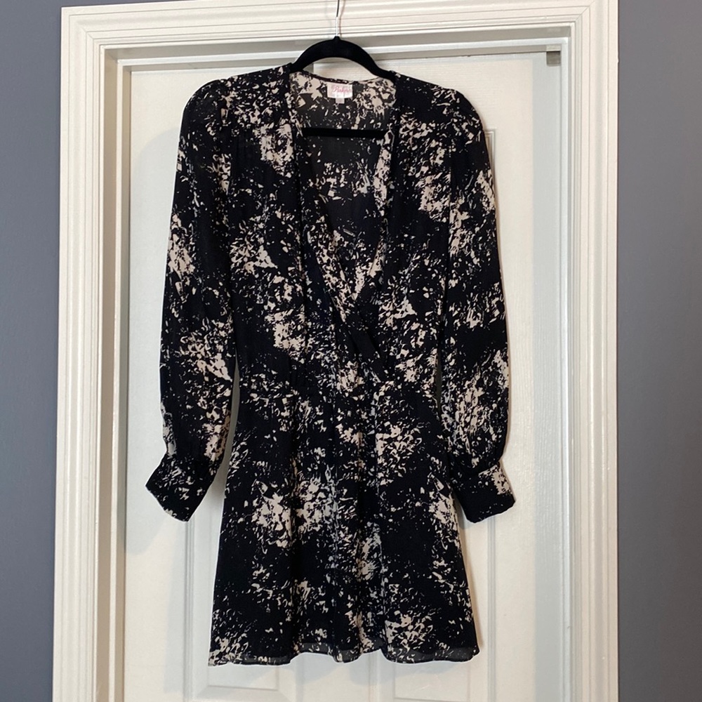 Parker silk faux wrap dress. Size small.